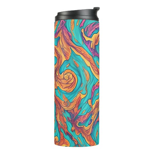 Abstrakt Thermosbecher (Nach links gedreht)