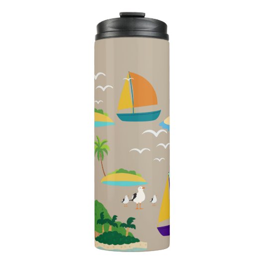 Abstrakt Thermosbecher (Vorderseite)