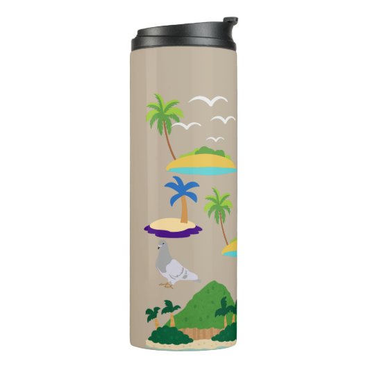 Abstrakt Thermosbecher (Nach links gedreht)