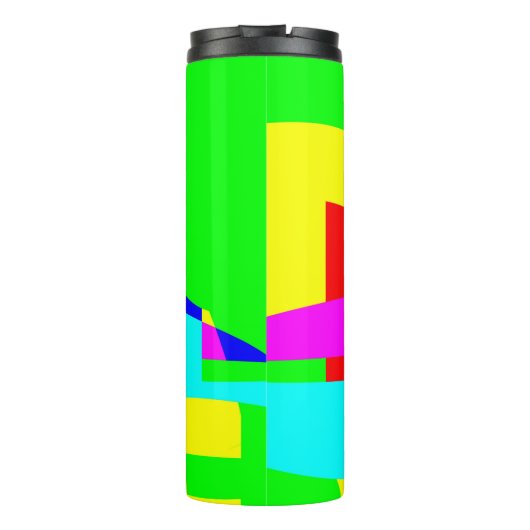 Abstrakt Thermosbecher (Rückseite)
