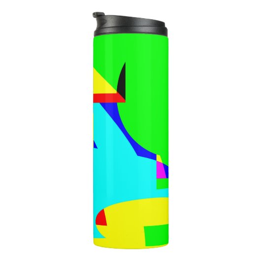 Abstrakt Thermosbecher (Nach rechts gedreht)