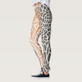 abstrakt, Tier, Hintergrund, Tarnung, Giraffe, Leggings (Links)