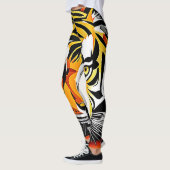 Abstrakt Tiger Art Leggings (Links)
