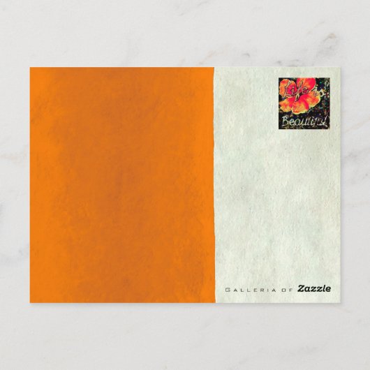 Abstrakt Times Two ~ Postcard Modern Postkarte (Rückseite)