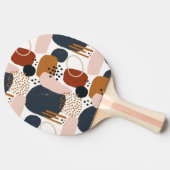 Abstrakt Tischtennis Schläger (Seitenansicht)