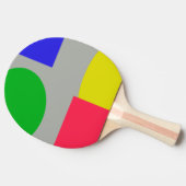 Abstrakt Tischtennis Schläger (Seitenansicht)