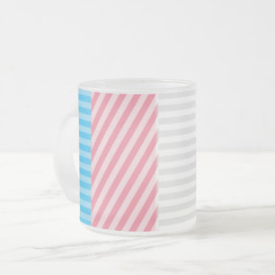 Abstrakt Transgender Pride Flag   Mattglastasse