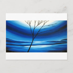 Abstrakt Tree Blue Sky Postkarte