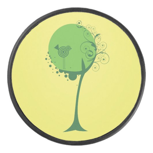 Abstrakt Tree Hockey Puck (Vorderseite)