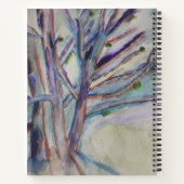 Abstrakt Trees Spiral Notebook Notizblock (Rückseite)