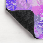 Abstrakt Trendy Camouflage Rosa Lila Blau Mousepad (Ecke)