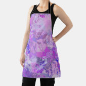 Abstrakt Trendy Camouflage Rosa Lila Blau Schürze