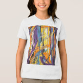 abstrakt Tri-Blend shirt (Vorderseite)