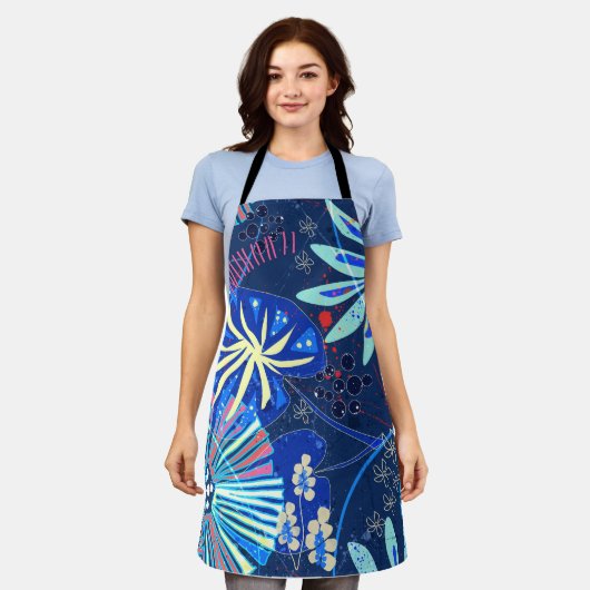 Abstrakt tropisch schürze (Getragen)