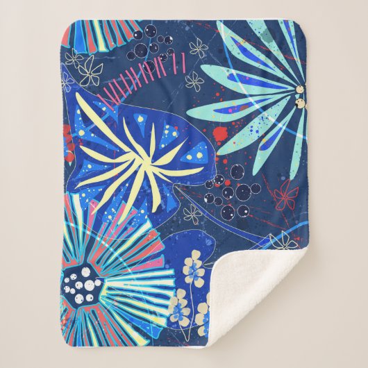 Abstrakt tropisch sherpadecke (Vorderseite)