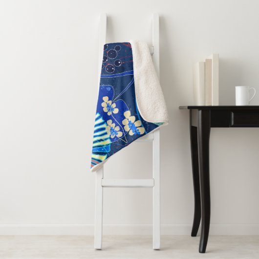 Abstrakt tropisch sherpadecke (Beispiel)