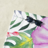 Abstrakt tropisch strandtuch (Beispiel)