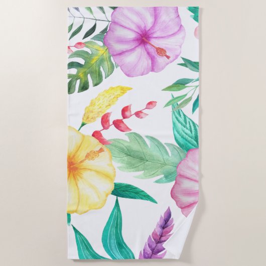 Abstrakt tropisch strandtuch (Vorderseite)