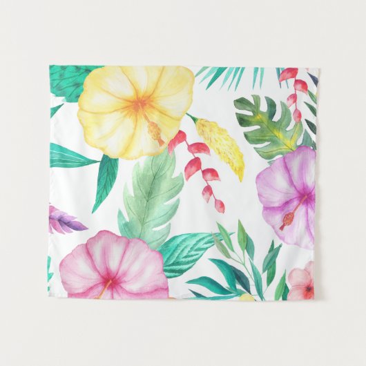 Abstrakt tropisch wandteppich (Vorderseite (Horizontal))