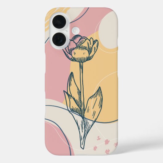 Abstrakt Tulip Case-Mate iPhone Hülle (Rückseite)
