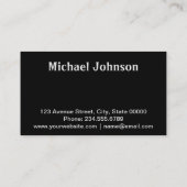 Abstrakt, türkis, kreativ visitenkarte (Rückseite)