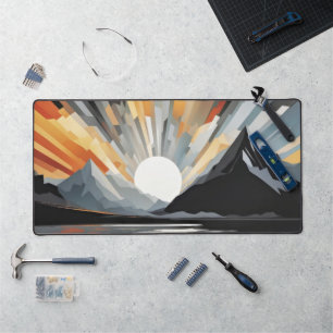 Abstrakt Twilight Schreibtischunterlage