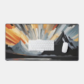 Abstrakt Twilight Schreibtischunterlage (Tastatur & Maus)