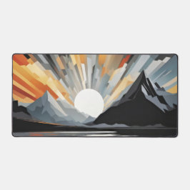 Abstrakt Twilight Schreibtischunterlage