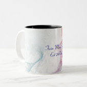 Abstrakt Twin Mama Era Tasse (Vorderseite Links)