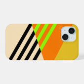 Abstrakt und bunt iPhone 15 hülle (Rückseite (Horizontal))
