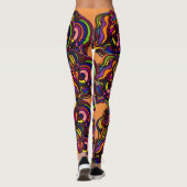 ABSTRAKT und BUNT!! Leggings (Rückseite)