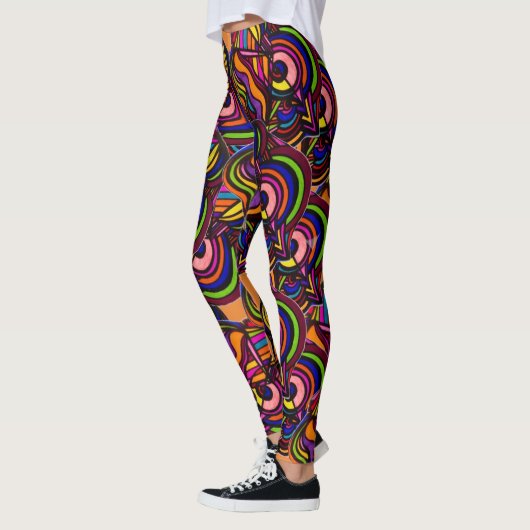 ABSTRAKT und BUNT!! Leggings (Links)