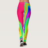Abstrakt und farblich leggings (Rückseite)