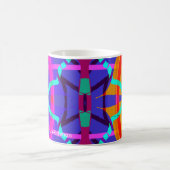 Abstrakt und in der FarbTasse Kaffeetasse (Mittel)