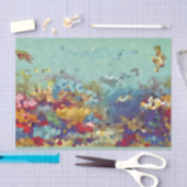 Abstrakt unter dem Meer Seidenpapier (Handwerk)