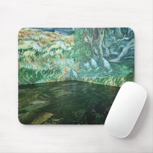 Abstrakt Van Gogh Corner Mousepad (Mit Mouse)