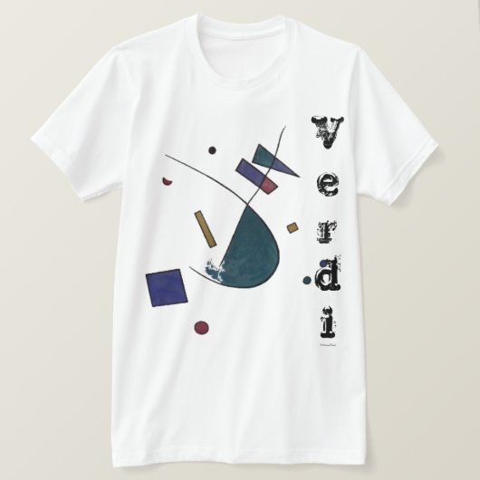 Abstrakt Verdi T - Shirt (Design vorne)