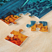 Abstrakt Verlassen Aquarellmalerei Puzzle (Seite)
