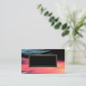 Abstrakt, verschwommen, Korallen, grau, rot, rot u Visitenkarte (Stehend Vorderseite)