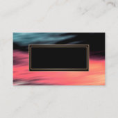 Abstrakt, verschwommen, Korallen, grau, rot, rot u Visitenkarte (Vorderseite)