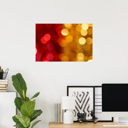 Abstrakt verschwommener Hintergrund Poster (Heimbüro)