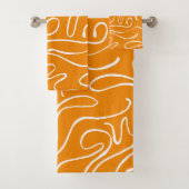 Abstrakt Vibes Pattern Badhandtuch Set (Insitu)