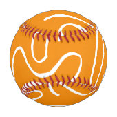 Abstrakt Vibes Pattern Baseball (Rückseite)
