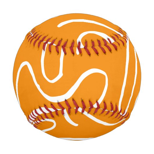 Abstrakt Vibes Pattern Baseball (Vorderseite)