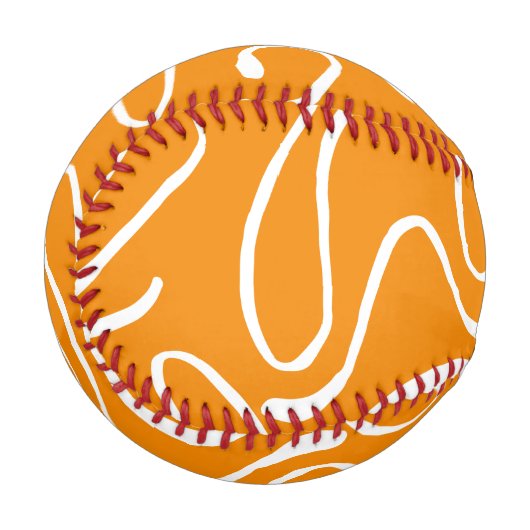 Abstrakt Vibes Pattern Baseball (Vorderseite Links)