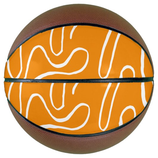 Abstrakt Vibes Pattern Basketball (Vorderseite)