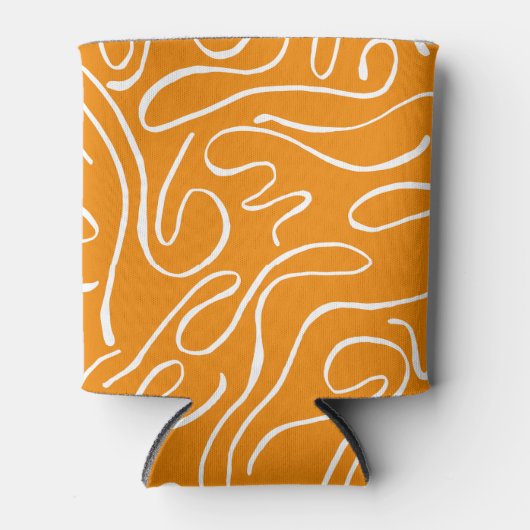 Abstrakt Vibes Pattern Dosenkühler (Vorderseite)