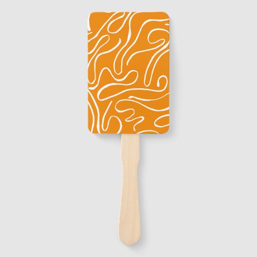 Abstrakt Vibes Pattern Fächer (Vorderseite)