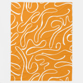 Abstrakt Vibes Pattern Fleecedecke (Vorderseite)