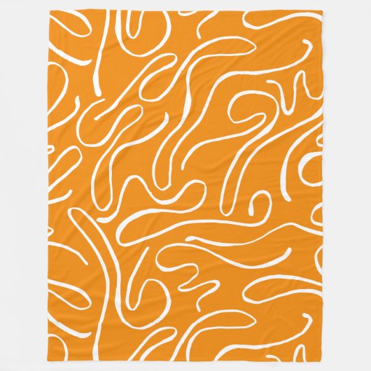 Abstrakt Vibes Pattern Fleecedecke (Vorderseite)